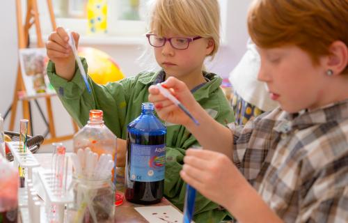 Kreativer Vormittag und Projekttage f&uuml;r Schulklassen
